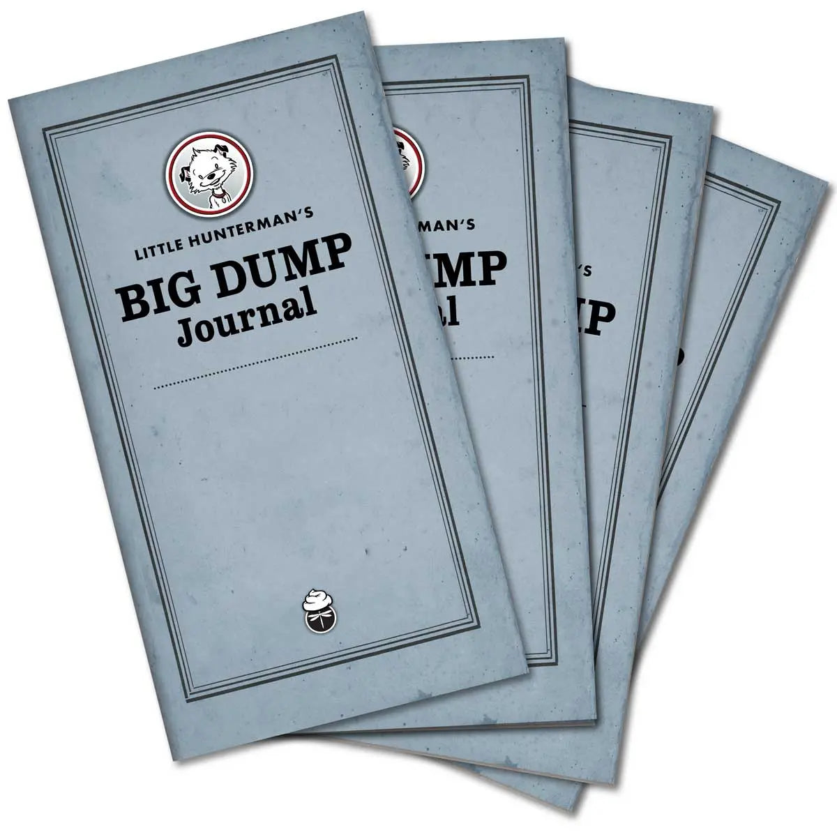 Bundle: 4 Little Hunterman's Big Dump Journals (PAPERBACKS • DOTTED)