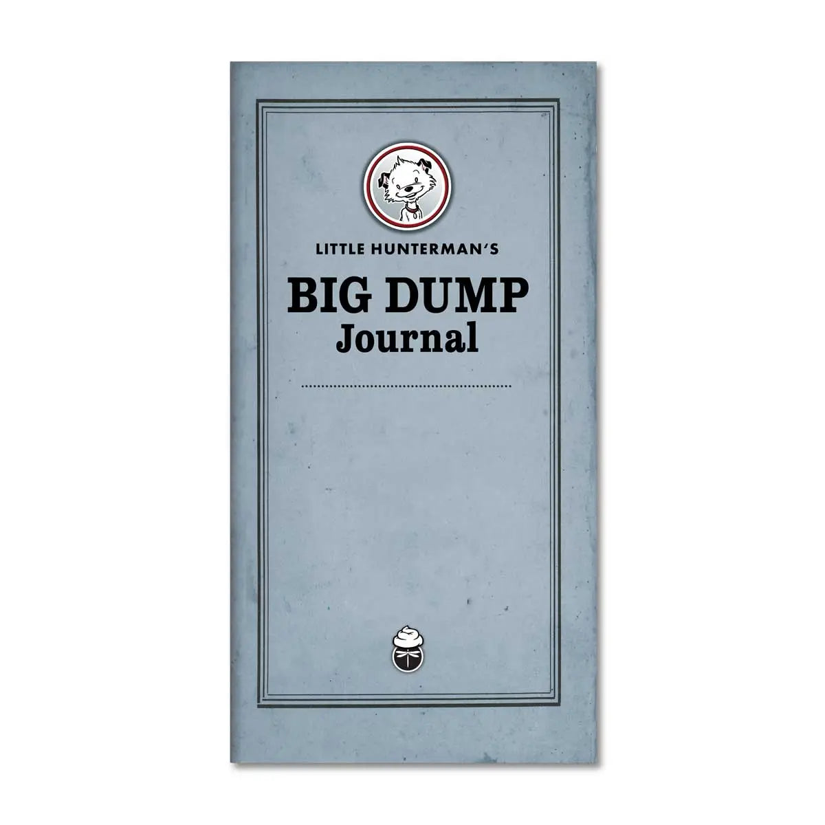 Little Hunterman’s Big Dump Journal by Hunter Lassal. This journal has dotted content pages.
