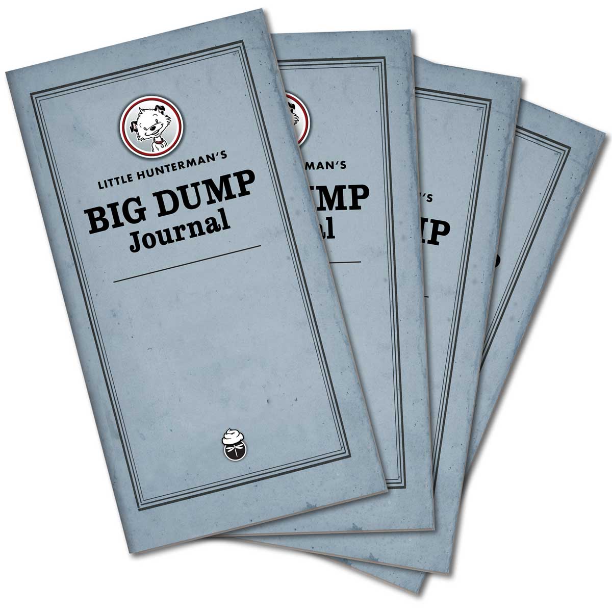 Bundle: 4 Little Hunterman's Big Dump Journals (PAPERBACKS • LINED)