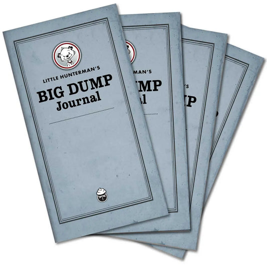 Bundle: 4 Little Hunterman's Big Dump Journals (PAPERBACKS • DOTTED)