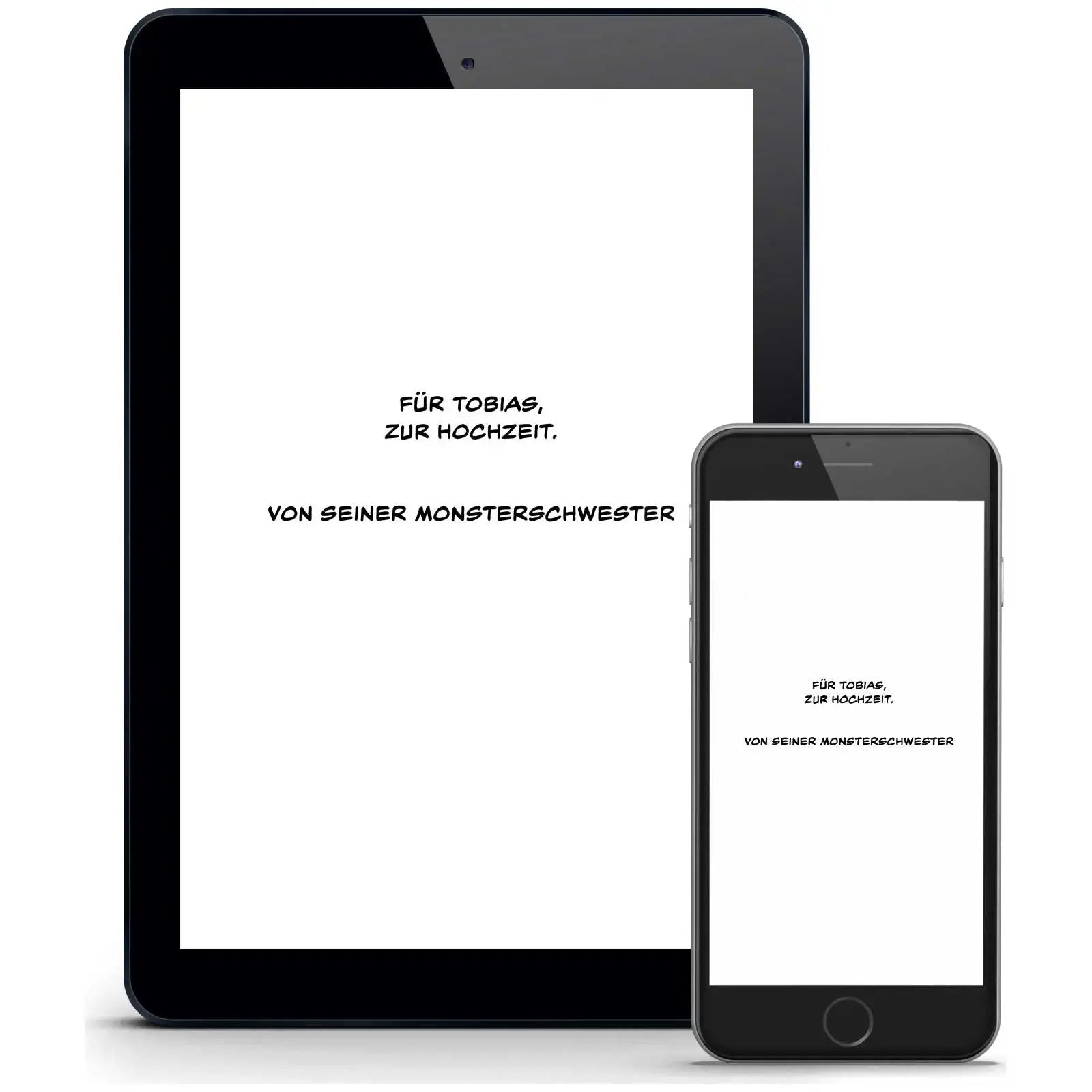 Klein Tobi erobert die Welt – lauter lustige und wahre (Monster-)Geschichten. Kindermund vom Feinsten – eBook-Version - Widmung von der Monsterschwester