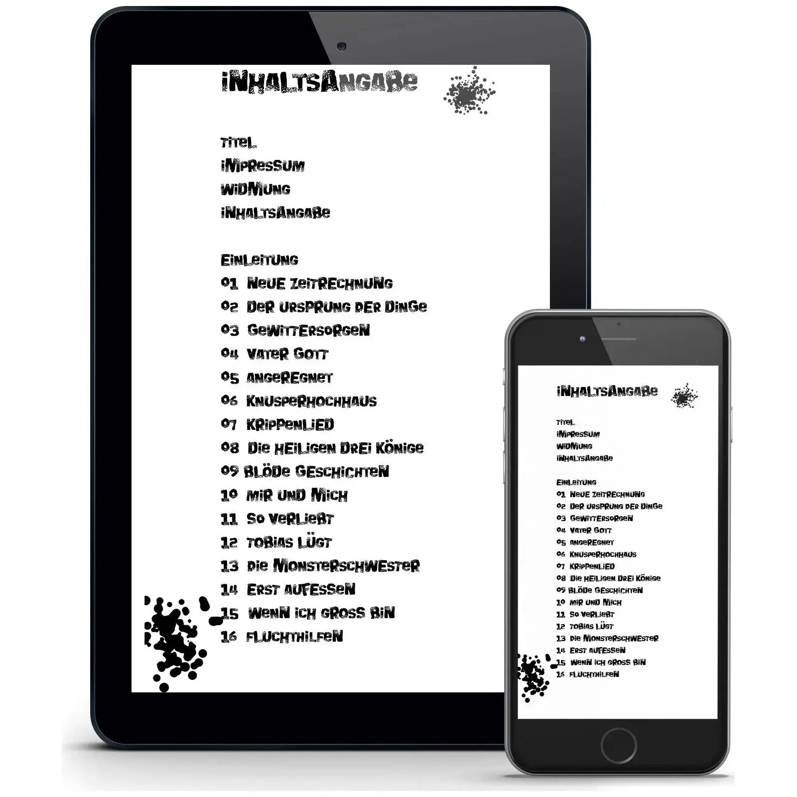 Klein Tobi erobert die Welt – lauter lustige und wahre (Monster-)Geschichten. Kindermund vom Feinsten – eBook-Version - Inhaltsangabe 1