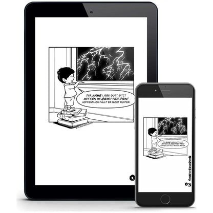 Klein Tobi erobert die Welt – lauter lustige und wahre (Monster-)Geschichten. Kindermund vom Feinsten – eBook-Version - Gewittersorgen