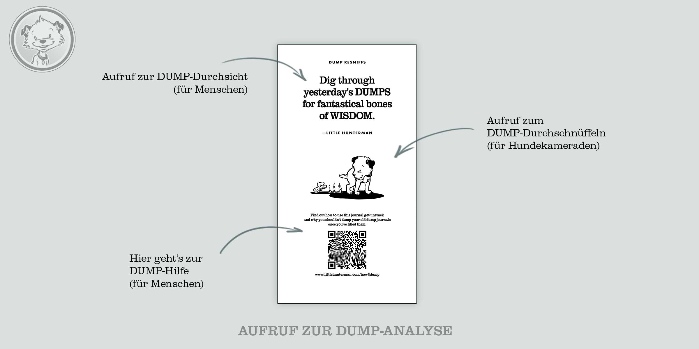 Little Hunterman's Big DUMP Journal_slider - Aufruf zur DUMP-Analyse
