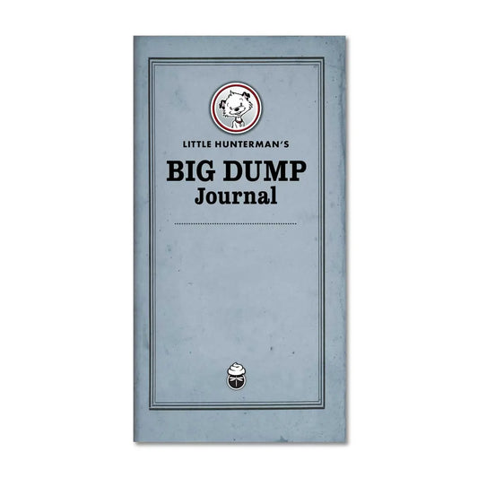 Little Hunterman’s Big Dump Journal by Hunter Lassal. This journal has dotted content pages.
