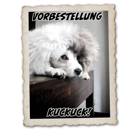 Das ist eine Vorbestellungsmöglichkeit. Das Buch ist noch nicht publiziert, da mein Mensch viel zu langsam ist.